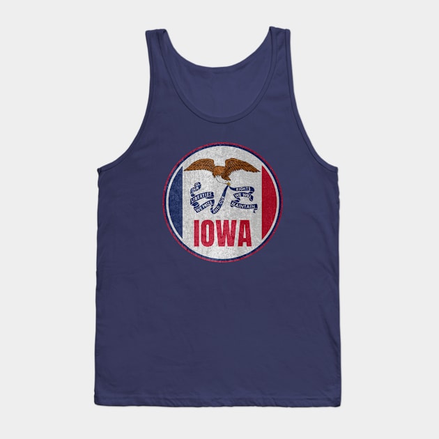 Iowa State Flag Tank Top by FullOnNostalgia